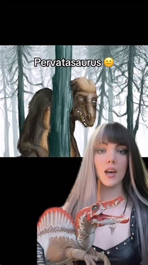 Kat Corrick on Instagram: "If anyone asks me about this ‘dinosaur’ again I’m exploding them with my mind #dinosaur #pervatasaurus #dinosaurfacts #altgirl #dinosaurs"