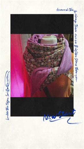 Handmade XXL Muslin Patchwork Triangles for Gifting