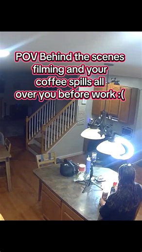 The video was not videoing today. For some reason was recording in slow motion but the ring camera caught my coffee spilling all over me 🤣🤣🤣#funny #failed #videofail #coffee