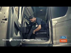 How to adjust the driver's seat of a Ford truck.