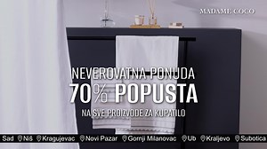 Unesite funkcionalnost u svoj dom sa našim elegantnim proizvodima za kupatilo, sada - 70% POPUSTA! 🛁 | Madame Coco Serbia