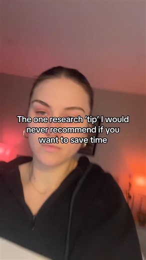 vee on Instagram: "I used to be obsessed with doing MORE research. I was reading papers nearly every waking hour, yet my output wasn’t improving at all 😔 As it turns out I was spending most of my time on research tasks that gave me the illusion of progress without actually helping me understand, analyse, or produce better work 😭 Once I stopped doing this, I was able to cut my research time in half while producing clearer insights, better arguments, and stronger analyses. So, what was wasting s