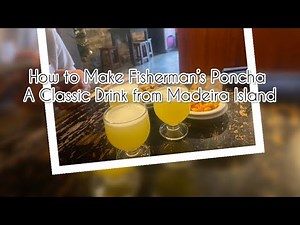 How to make fisherman’s Poncha, a classic drink from Madeira island🍋🍸✨