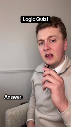 Let’s test your logic! 3 questions can you get them all! #logic #quiz #tricky #challenge