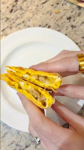 5-Min Anti-Inflammatory Crispy Breakfast Tacos 🍳 #CleanEating #GrainFree #HighProtein #breakfast