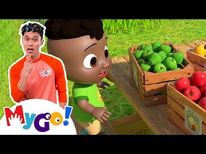 Counting Apples At The Farm | CoComelon Nursery Rhymes & Kids Songs | MyGo! Sign Language For Kids