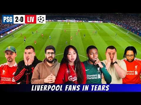 Liverpool Fans Reaction | PSG 2-0 LIVERPOOL