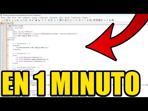como USAR NOTEPAD++ para HTML ✅ACTUALIZADO✅