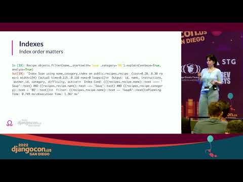 Tips and tricks for optimizing Django response times with Carmela Beiro - DjangoCon US 2022