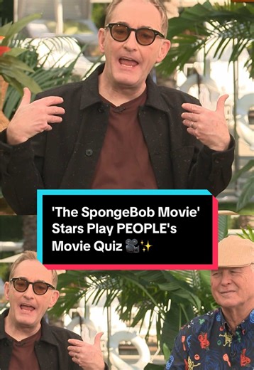 It's the #SpongeBobSquarepants 🤝 'Mean Girls' crossover we didn't know we needed. #TomKenny (a.k.a. #SpongeBob) and #BillFagerbakke (a.k.a. #PatrickStar) tested their knowledge of some iconic films playing PEOPLE's Movie Quiz. 🍿✨