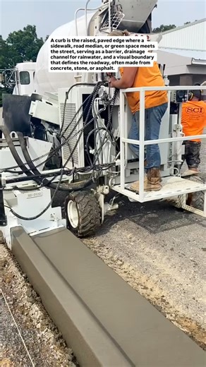 Engr Jebran khan | A curb is the raised, paved edge where a sidewalk, road median, or green space meets the street, serving as a barrier, drainage channel for... | Instagram