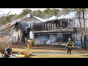 Fully Engulfed House Fire Farmingdale, NJ 3/11/21