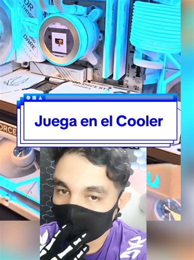 El man que Juega en el cooler Cooler con lcd tendencia #Android #app #windows #gamers #computadores