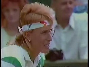 Martina Navratilova vs Chris Evert Wimbledon 1988 Semifinal Highlights (A CLASSIC TENNIS MATCH)