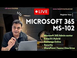 MS-102 Live Training | Microsoft 365 Administrator Full Hands-on Session.