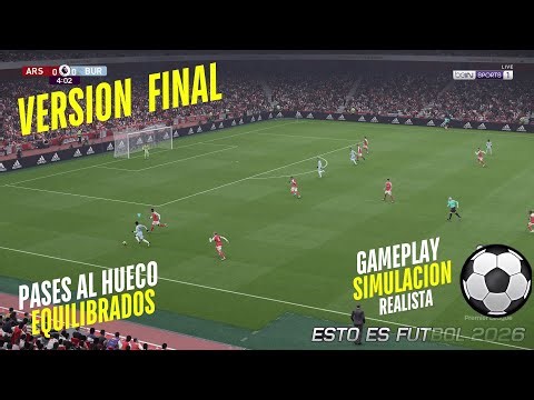 VERSION FINAL GAMEPLAY REALISTA Football Life 2026 y PES 2021 | PURA SIMULACIÓN