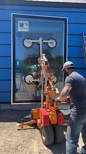 What an epic install day for this 5.5 ft. x 10 ft. window ...👏🙌 Keep up the great work, The Big Door Company! | Andersen Windows Doors