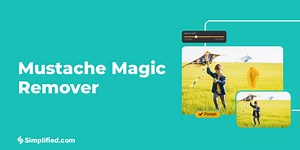 Remove Mustache from Photo with AI Tool