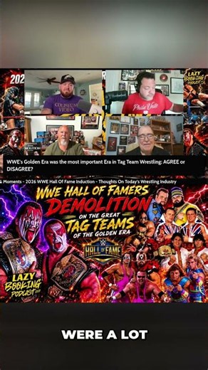 WWE Hall Of Famers Demolition On Tag Teams In Golden Era #shorts
