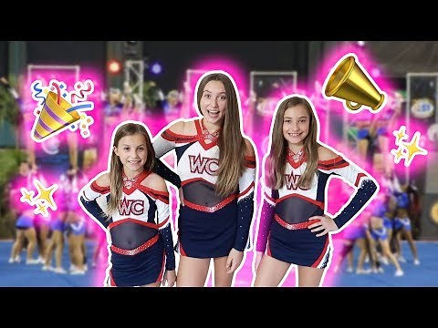 Evie, Brinley and Kapri's 1st Cheer Competition in FL! Its R Life