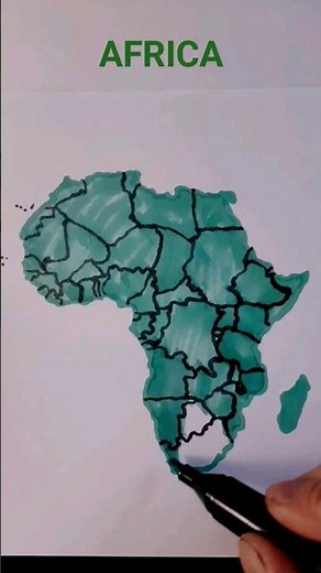 AFRICA 🌍 drawing
