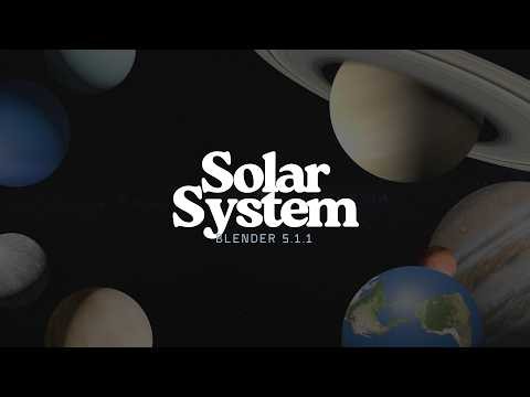 The Solar System | Multimedia Rendering | Blender 5.1.1 Render