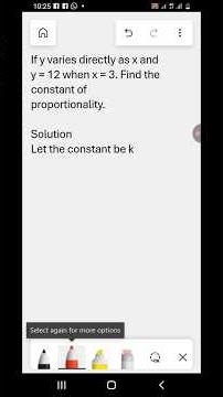 Variation: Constant of proportionality #math #maths #mathematics #algebra #mathstricks