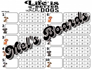 Dogs Double Block Bingo - Etsy