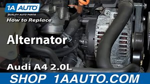 How to Replace Alternator 2007-09 Audi A4