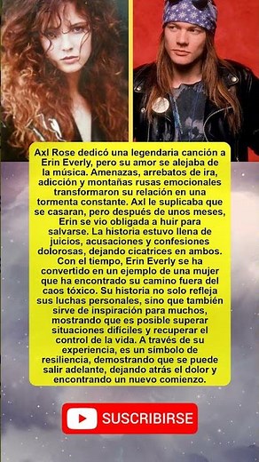Axl Rose: From toxic love to Erin Everly's recovery – Discover his inspiring story!