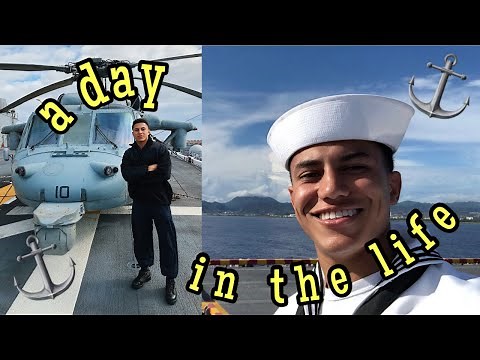 A Day in the Life in the Military | US Navy Sailor (in port)