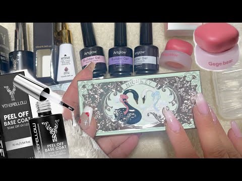 Temu Nails & Makeup Haul | Relaxing ASMR