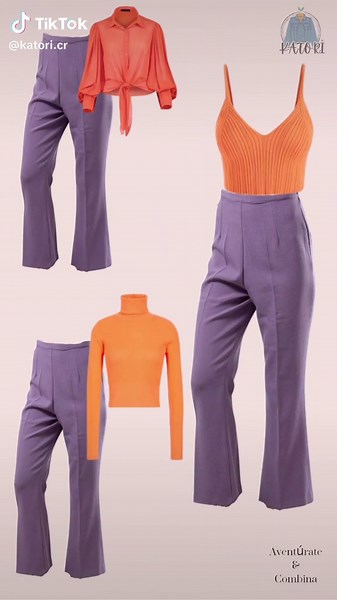 Estilo con Pantalón Celeste para Mujer