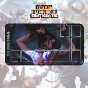 Akali - Riftbound LOL TCG Playmat / 24"x14" Inches (600x350x2mm) - Etsy