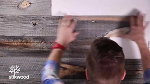 See how easy-to-install reclaimed wood walls are with Stikwood. | stikwood