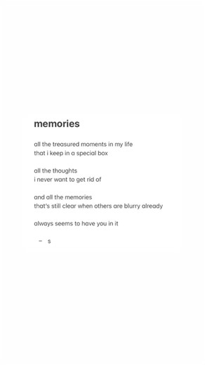 Poetic Short Poem About Memories