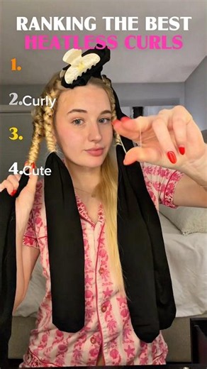 Ranking The Best Heatless Curls Tutorial
