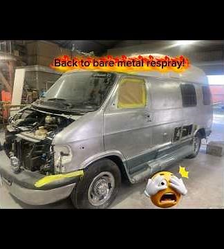 Watch my Dodge Roadtrek 170 campervan go from worn and tired to a full back to bare metal respray