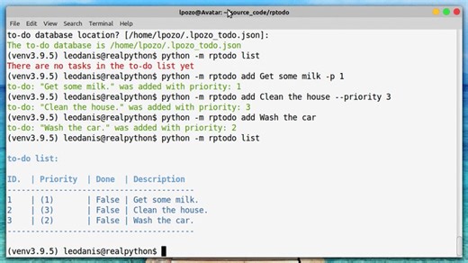 🐍 Build a Command-Line To-Do App With Python and Typer — https://realpython.com/python-typer-cli/ #python | Real Python