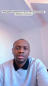 Direct guide on getting jobs in the UK with Visa sponsorship Websites & CV Formats. #ukvisasponsorshipjobs #ukjobs2025 #studyabroaduk #COS #ukcareers | Oduwa