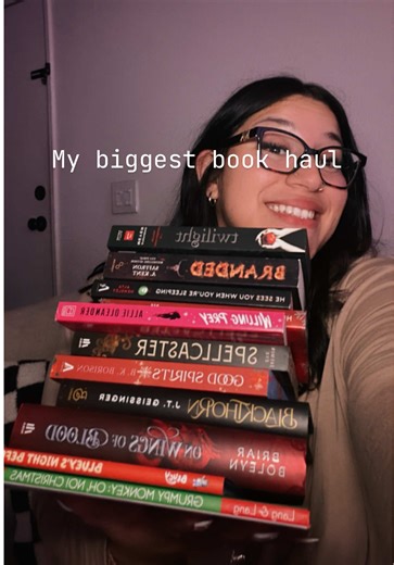 This is my first ever BIG BOOK HAUL! I’m not even sure I have space on my bookshelf.🫣 Thank you for following along as I shared my experience with Targets Buy 2, get 1 free book sale🫶🏻 $110 of “FREE” money got me 12 books for $3ish dollars 😅 #targetbooks #bookhaul #twilight #newbook #bookrecommendations