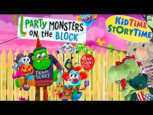 PARTY MONSTERS on the Block | monster story for kids