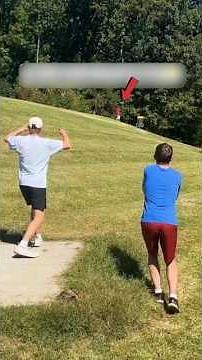 While throwing the frisbee suddenly a child came in between 😱//#shorts #viral