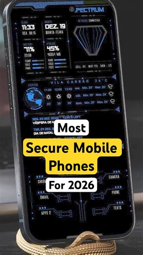 Most Secure Mobile Phones For 2026 #encryption #smartphonesafety #shorts #viral