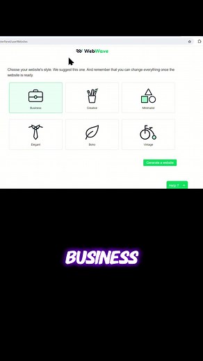 Create Your Website in One Minute with Webwave AI