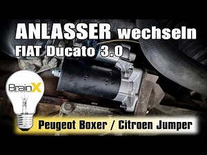 🔧 Changing the starter – These problems occur on Fiat Ducato, Jumper & Boxer! 🚐