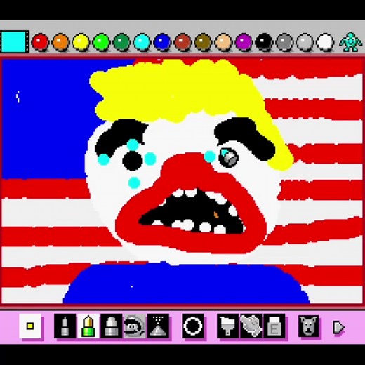 Exploring Mario Paint Vibes on Nintendo - Retro Art Nostalgia