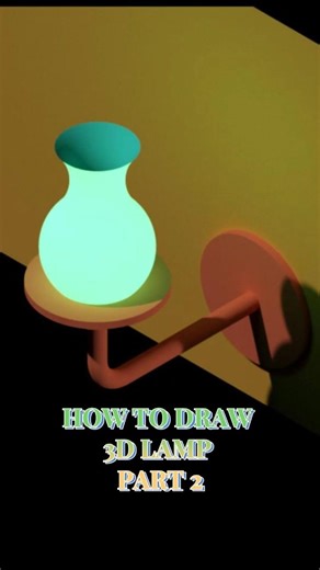 3D LAMP DRAWING IN AUTOCAD #autocad #autocadblocks