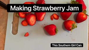 Let’s make some strawberry jam. 2 quarts strawberries, sliced 1 (1 3/4) ounce box pectin 1/4 cup lemon juice 7 cups sugar Zest of 1 lemon 1 Tbsp unsalted butter 5 punt-sized canning jars with rings and lids 1: Put all ingredients on a large pot, and heat over medium/high heat, smashing with a potato masher until strawberries are well crushed. Stir constantly. 2: Bring to a hard boil, and boil for 1 full minute. 3: Remove from heat, and skim off any foam if necessary. 4: Ladle into pint jars, lea