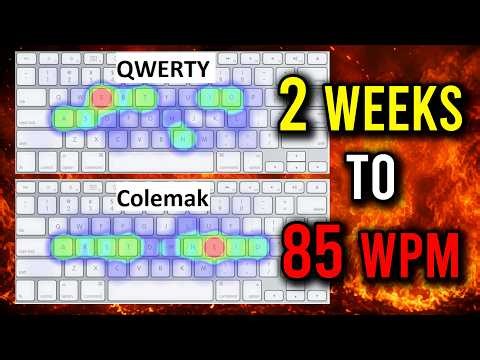 A Noob Tried Colemak and Reached 85 WPM
